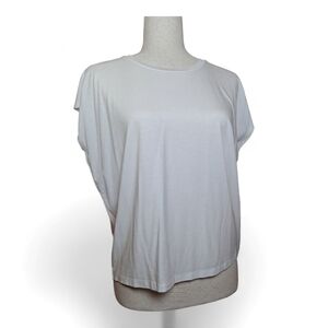 Eileen Fisher Classic White Short Sleeve Tee Size XS/TP